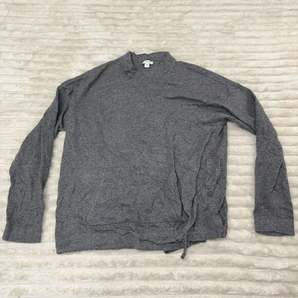 Pure Jill Women Gray Long Sleeves Pullover Sweater Size Medium - Picture 1 of 9
